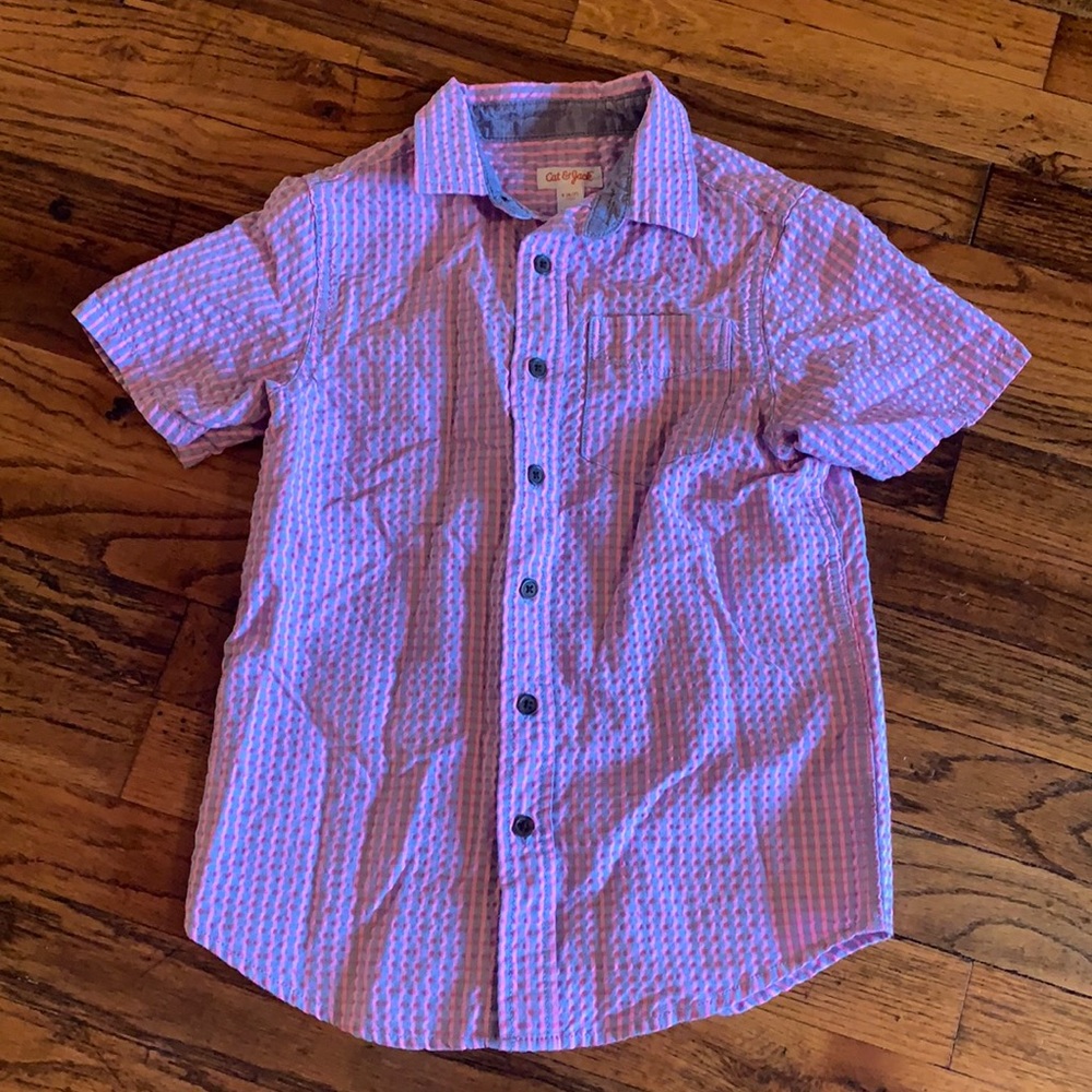 Cat & Jack button down short sleeve shirt